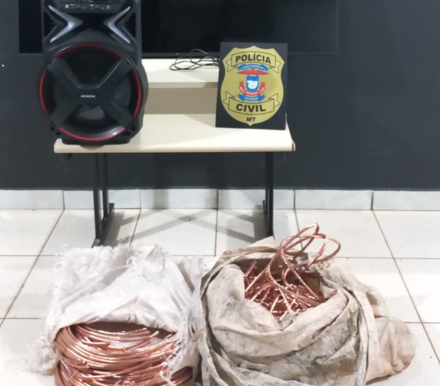 Policia prende autores de furto e receptador de produtos subtraidos de escola em Tangara da Serra