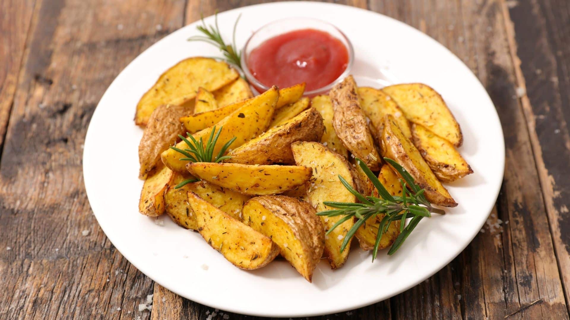 Receita de batata rústica na airfryer