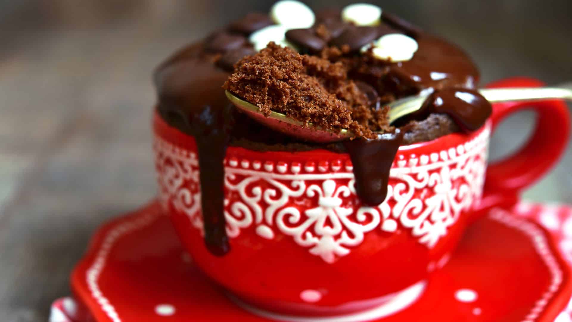 Receita de bolo de caneca