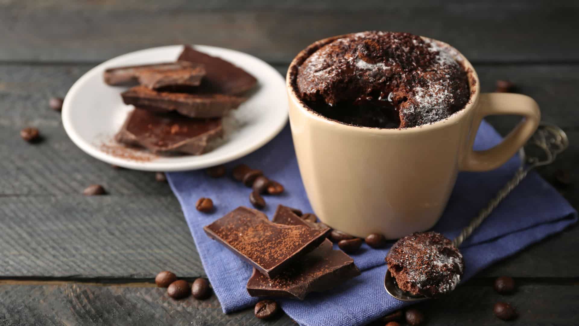 Receita de bolo de caneca