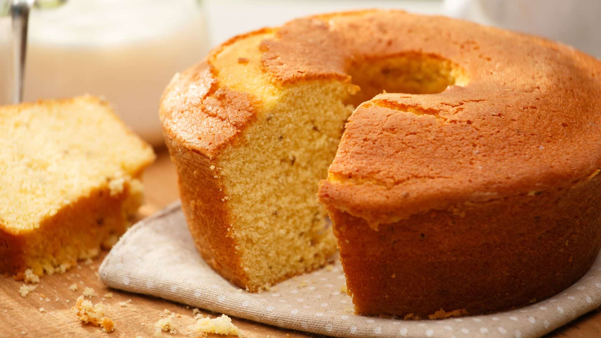 Receita de bolo de milho