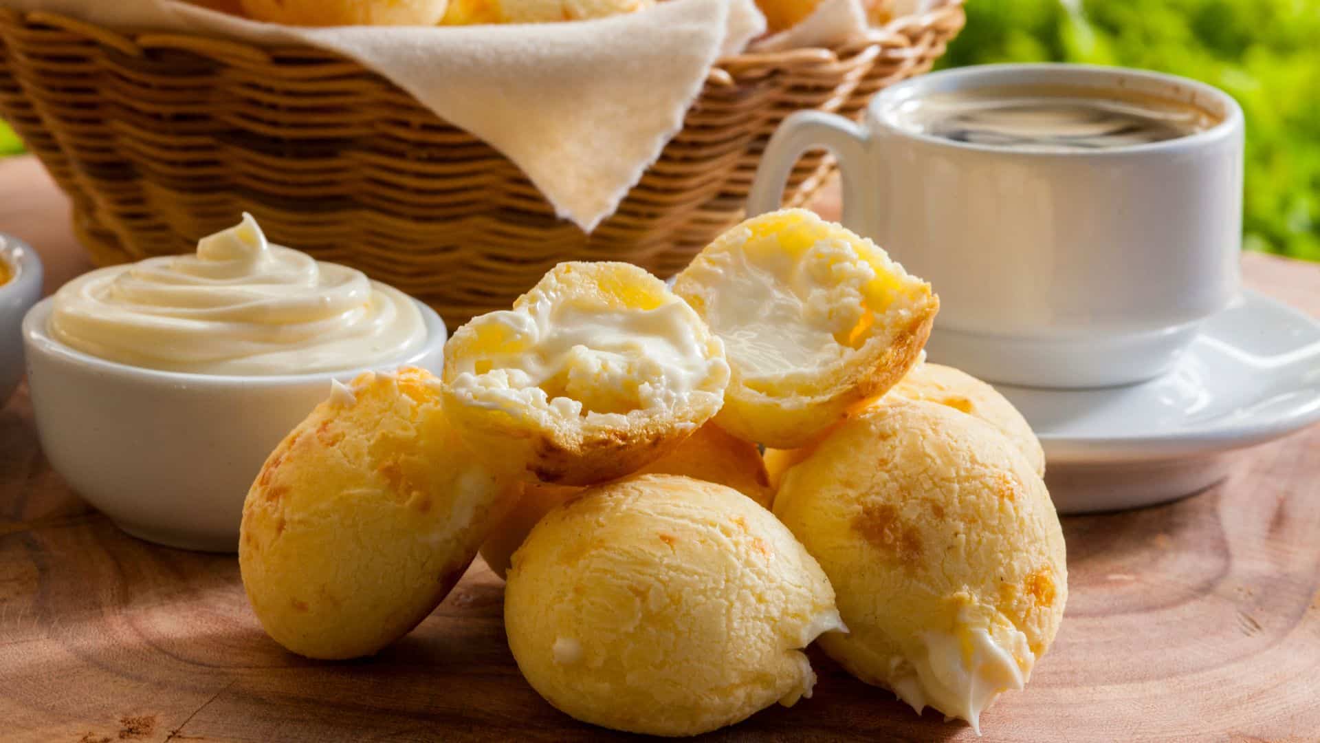 Receita de pão de queijo