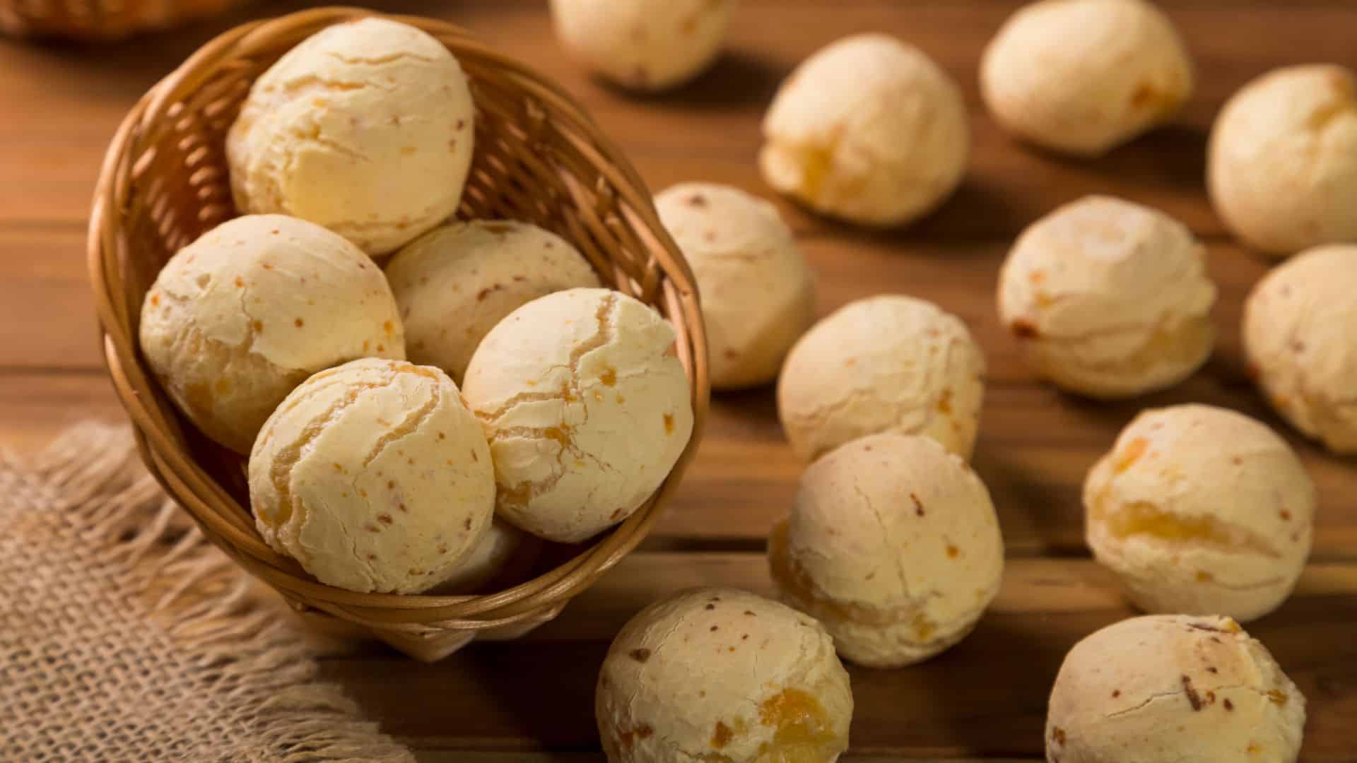 Receita de pão de queijo