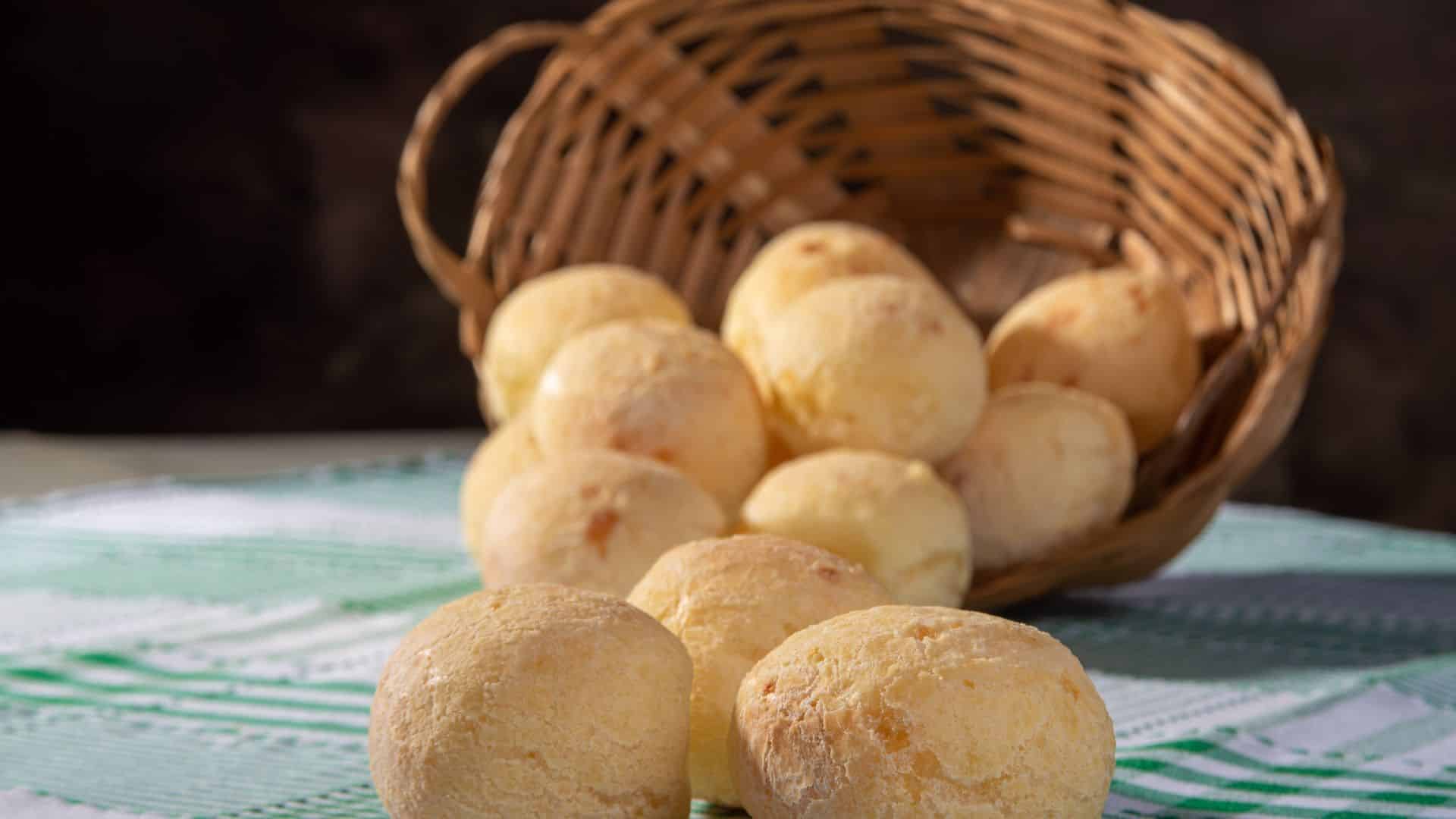 Receita de pão de queijo