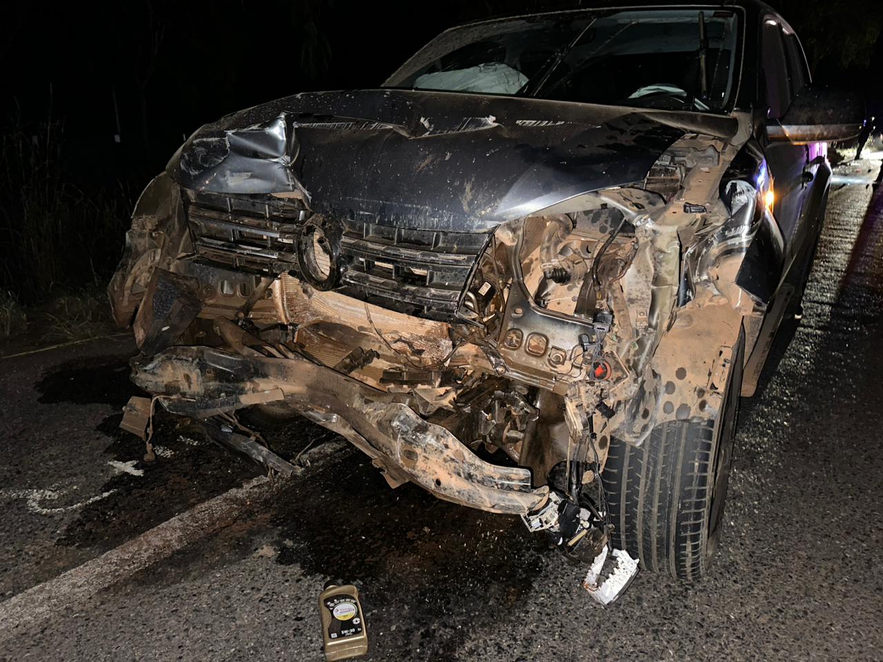 Acidente envolvendo três veículos deixa uma pessoa morta em Poconé