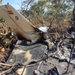 Polícia localiza destroços de avião boliviano que caiu em Mato Grosso