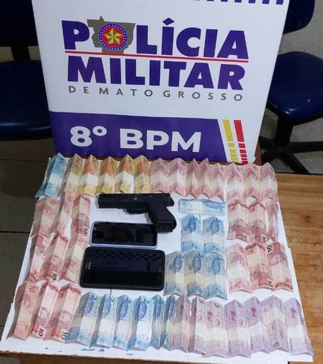 Suspeito de roubo morre em confronto com a PM em Alta Floresta
