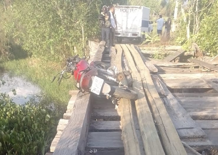 Motociclista morre após cair de ponte em Mato Grosso