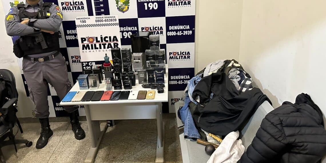 Polícia prende 'quadrilha do moletom' em Sorriso (MT)