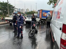 Motociclista morre atropelado na Avenida Miguel Sutil em Cuiabá