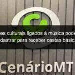 agentes culturais ligados a musica podem se cadastrar para receber cestas basicas 1031817