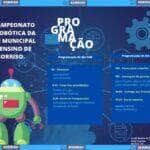 alunos do ensino fundamental participam do 1o campeonato de robotica em sorriso