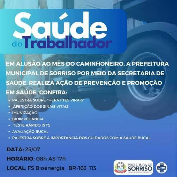 amanha 25 e dia de saude do trabalhador