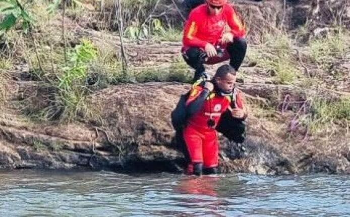 amigos morrem afogados no Rio Cuiaba