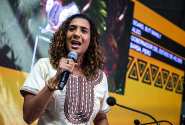 06/08/2023, A ministra da igualdade racial, Anielle Franco, anuncia criação de Comitê de Monitoramento da Amazônia Negra e Enfrentamento ao Racismo Ambiental. Foto: Rithyele Dantas/MIR