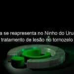 arrascaeta se reapresenta no ninho do urubu e inicia tratamento de lesao no tornozelo 1033219