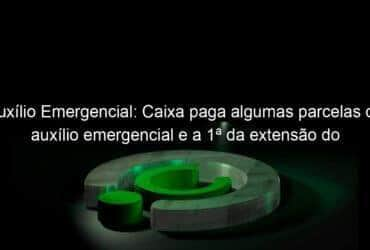 auxilio emergencial caixa paga algumas parcelas do auxilio emergencial e a 1a da extensao do beneficio confira 974631