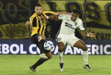 Guaraní x Botafogo. Foto: Conmebol