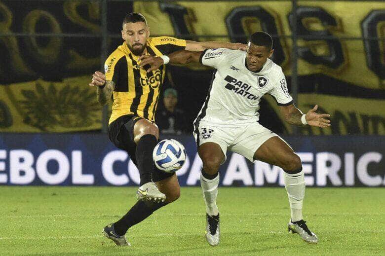 Guaraní x Botafogo. Foto: Conmebol