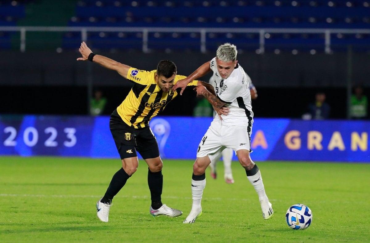 Guaraní x Botafogo. Foto: Conmebol