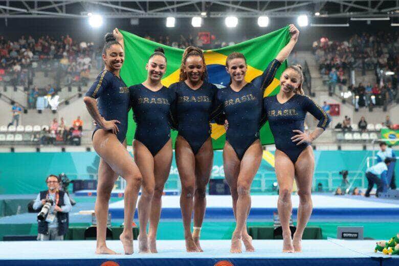 ginástica artística, seleção brasileira, brasil, pan-americanos Por: Miriam Jeske/COB/Direitos Reservados
