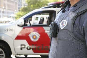 Uso de câmeras acopladas aos uniformes de policiais militares do estado de São Paulo para registro das suas ações, implementada em 18 unidades, ajudou a reduzir violência policial,trazendo resultados emblemáticos. Por: Rovena Rosa/Agência Brasil