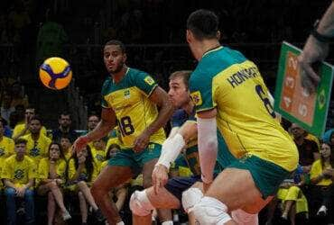 Brasil vence Itália por 3 a 2 e está na Olimpíada de Paris. Foto: Wander Roberto/CBV