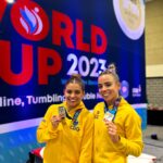 brasileiras sao prata na copa do mundo de ginastica de trampolim
