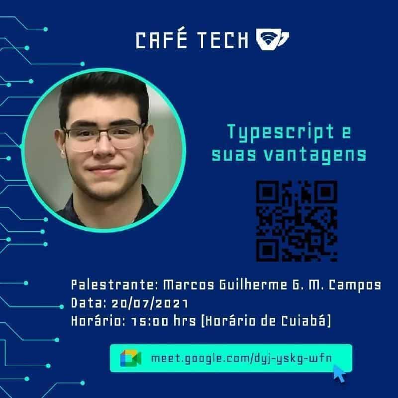 cafe tech debate sobre a linguagem de programacao typescript e suas vantagens