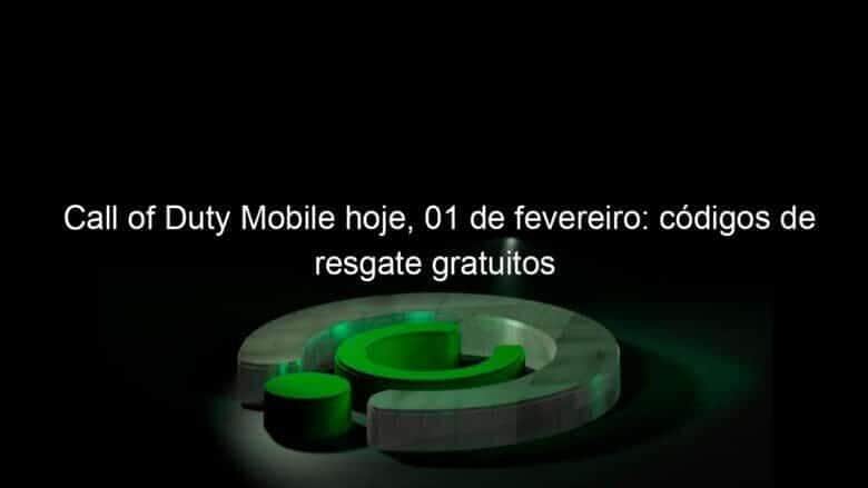 call of duty mobile hoje 01 de fevereiro codigos de resgate gratuitos 1107697
