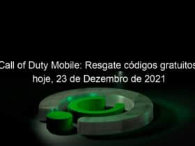 call of duty mobile resgate codigos gratuitos hoje 23 de dezembro de 2021 1098210