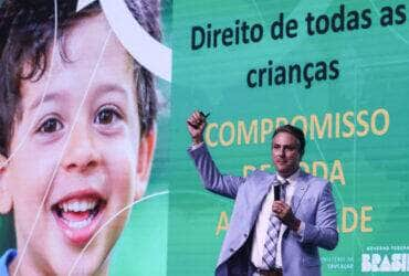 Brasília, (DF) – 19/09/2023 - O ministro da Educação, Camilo Santana, participa do evento sobre o Compromisso Nacional Criança Alfabetizada. Foto Valter Campanato/Agência Brasil.