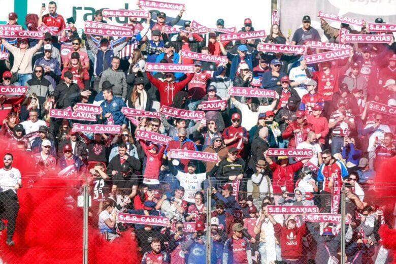 torcida - Caxias-RS - Série D 2023 Por: Reprodução Instagram/S. E. R. Caxias do Sul
