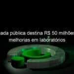 chamada publica destina r 50 milhoes para melhorias em laboratorios 1112295