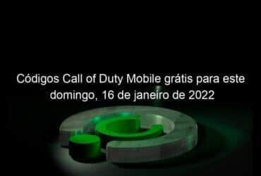 codigos call of duty mobile gratis para este domingo 16 de janeiro de 2022 1102967