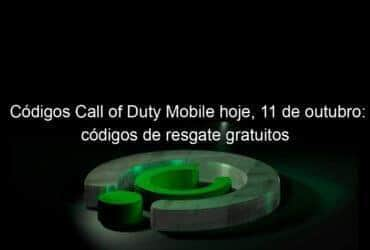 codigos call of duty mobile hoje 11 de outubro codigos de resgate gratuitos 1078630