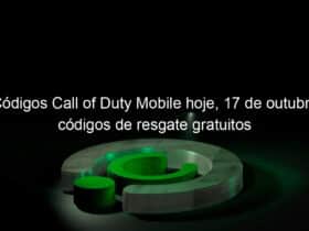 codigos call of duty mobile hoje 17 de outubro codigos de resgate gratuitos 1079908