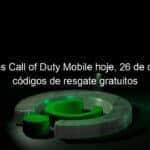 codigos call of duty mobile hoje 26 de outubro codigos de resgate gratuitos 1082117