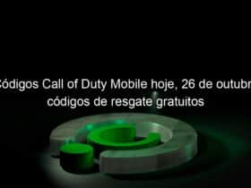 codigos call of duty mobile hoje 26 de outubro codigos de resgate gratuitos 1082117