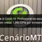 combate a covid 19 profissional da saude utiliza em media 1 260 epis por trimestre 924074