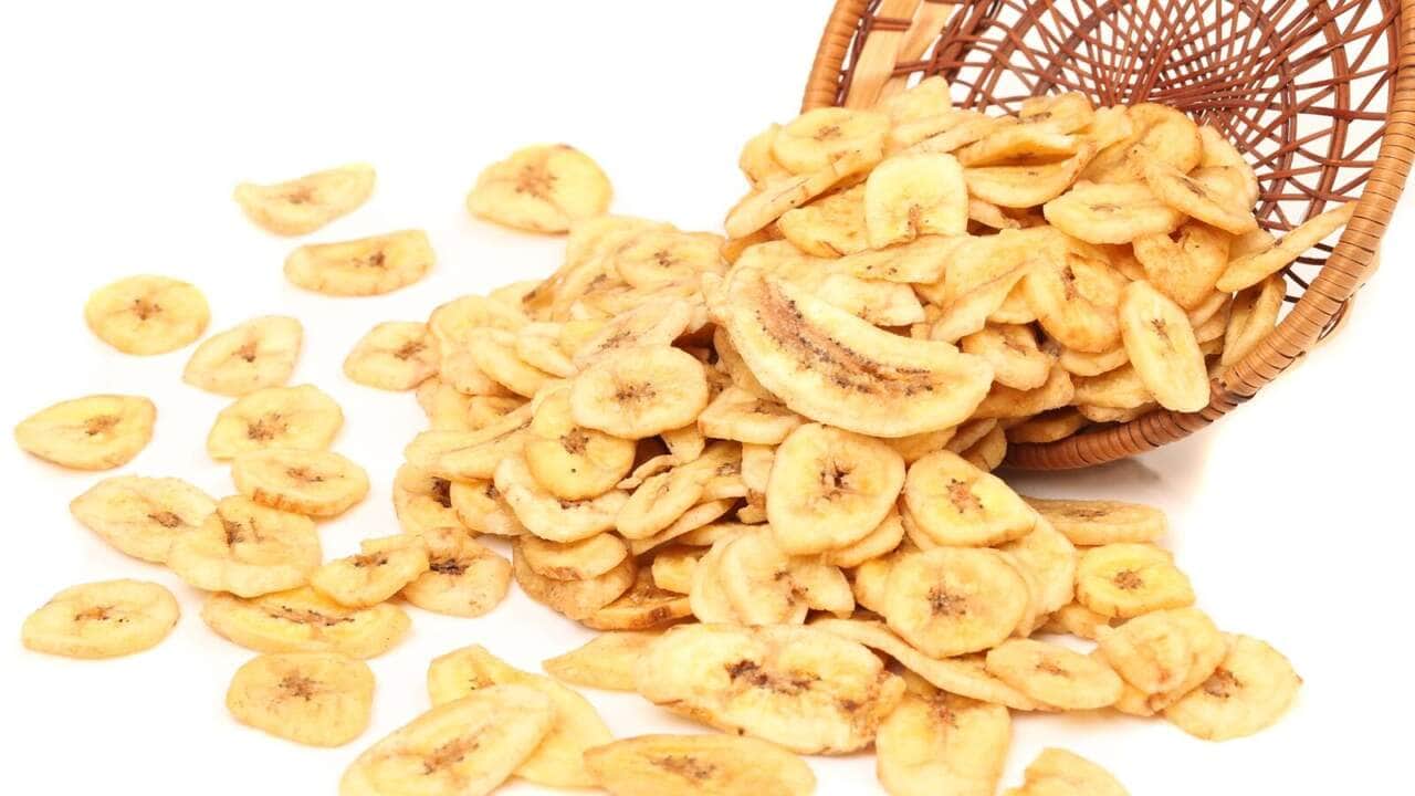 como fazer banana chips