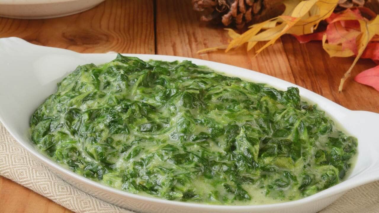 como fazer creme de espinafre