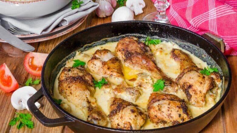 como fazer frango com creme de milho