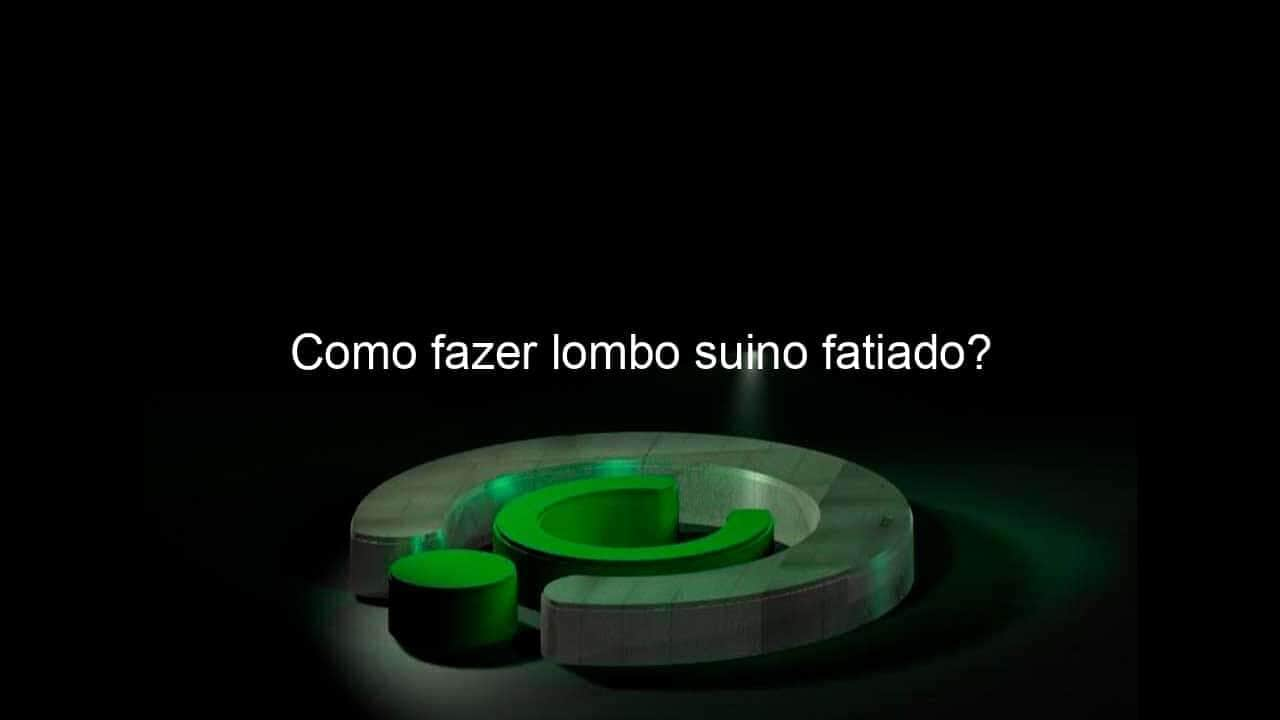 como fazer lombo suino fatiado 1139551