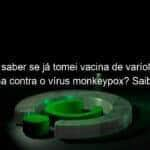 como saber se ja tomei vacina de variola ela funciona contra o virus monkeypox saiba mais 1165920