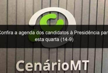 confira a agenda dos candidatos a presidencia para esta quarta 14 9 1194883