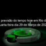 confira a previsao do tempo hoje em rio de janeiro quarta feira dia 29 de marco de 2023 1350703
