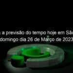 confira a previsao do tempo hoje em sao paulo domingo dia 26 de marco de 2023 1349792