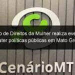 conselho de direitos da mulher realiza evento para debater politicas publicas em mato grosso 827607