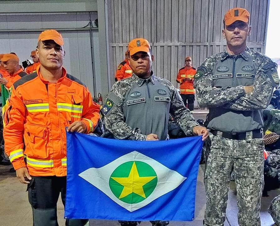 Bombeiros de MT ficarão no Canadá durante um mês  - Foto por: Acervo Pessoal